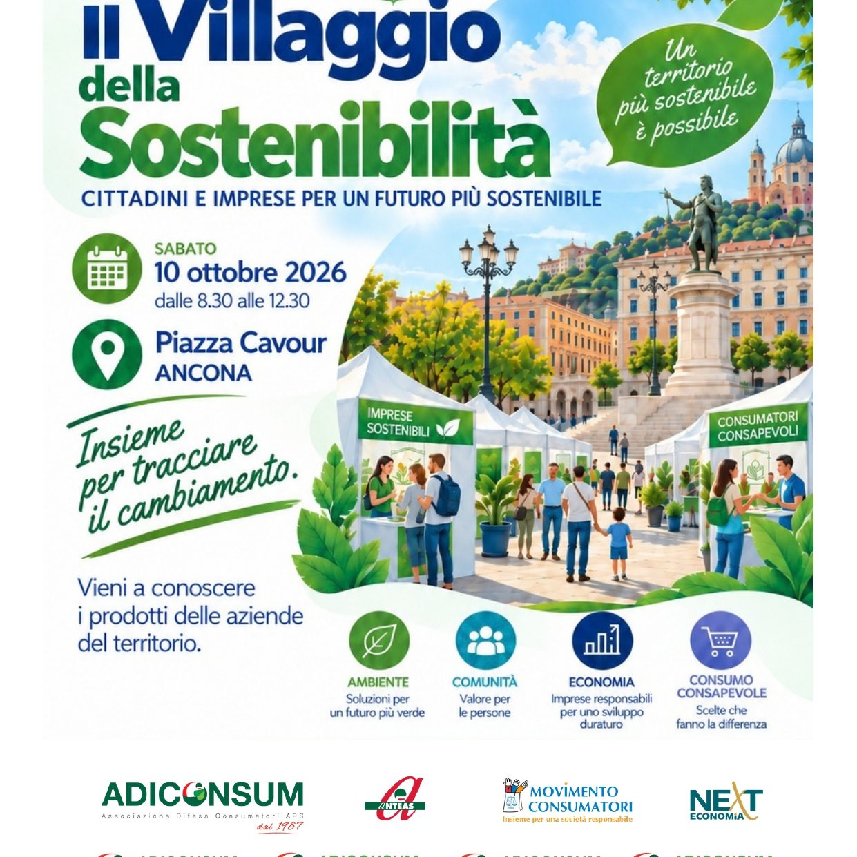 Locandina Ancona – il villaggio della sostenibilità-